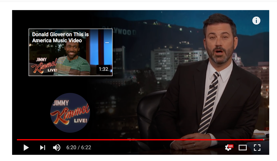 Jimmy Kimmel YouTube end screen