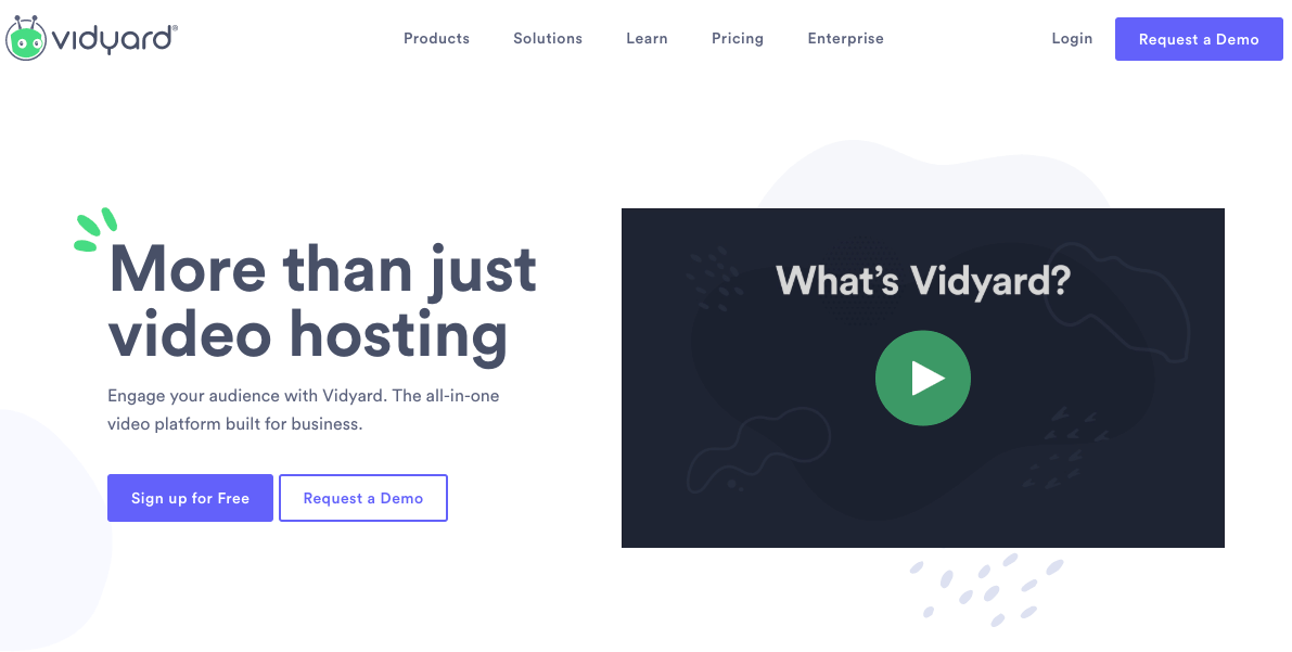 Vidyard video platform