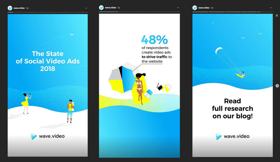 Wave.video Instagram Story