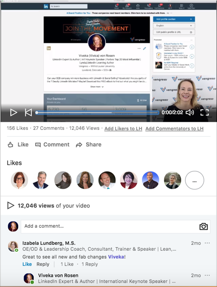 LinkedIn Native Video