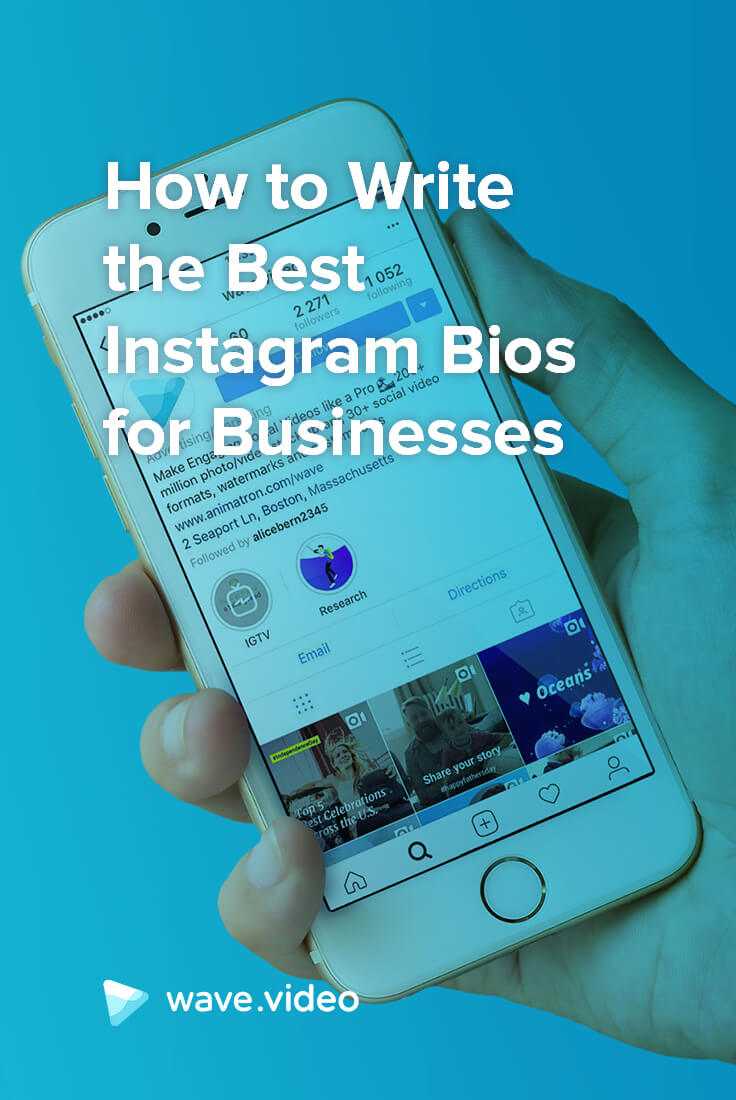 How To Write The Best Instagram Bios For Businesses Wavevideo Blog