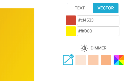 color gradient in Wave.video