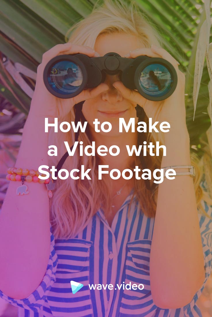 Como fazer um vídeo com imagens de stock