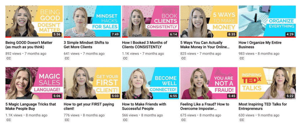 Branded video thumbnails