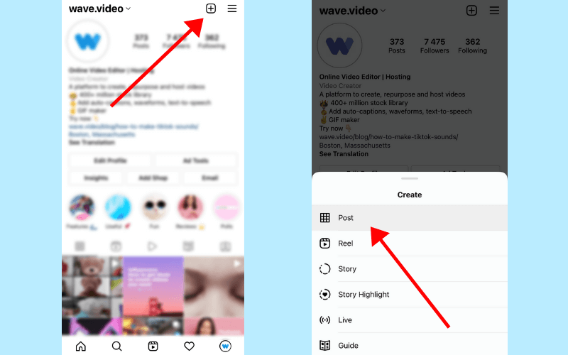 how to post photos on instagram