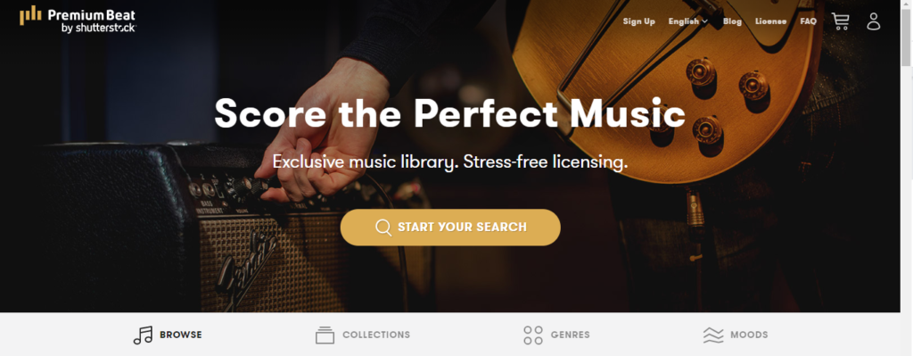 PremiumBeat Royalty-free music website