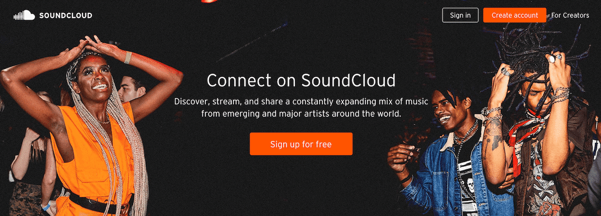 SoundCloud royalty-free music