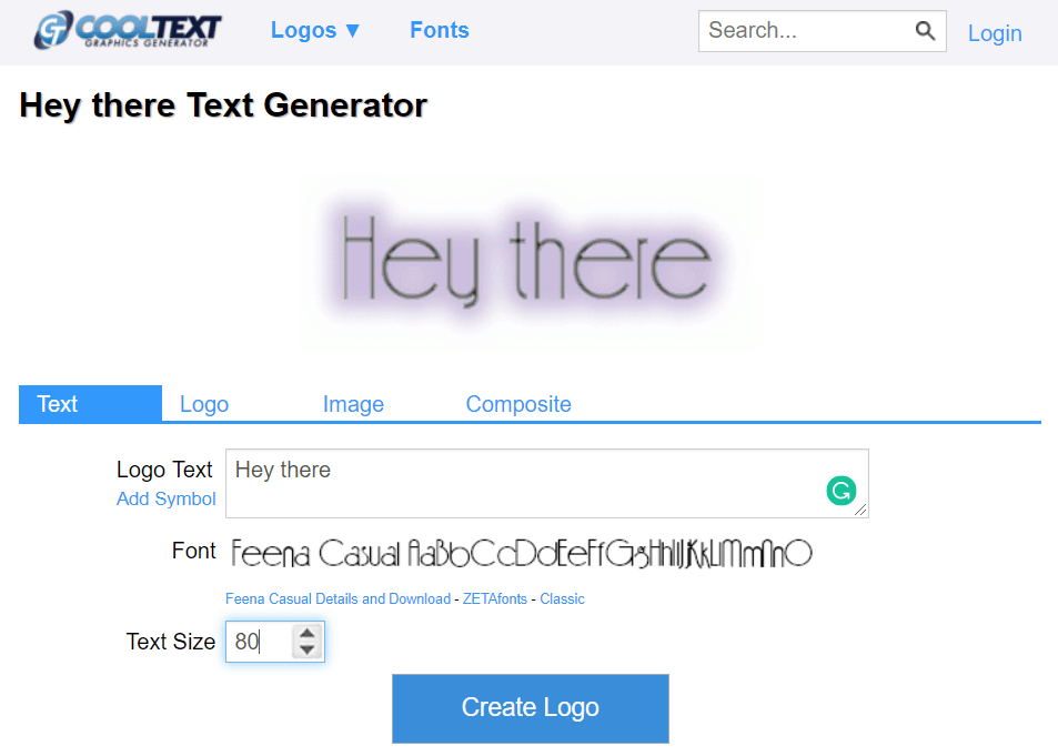 Transparent Text Generator - Create transparent PNG images from text