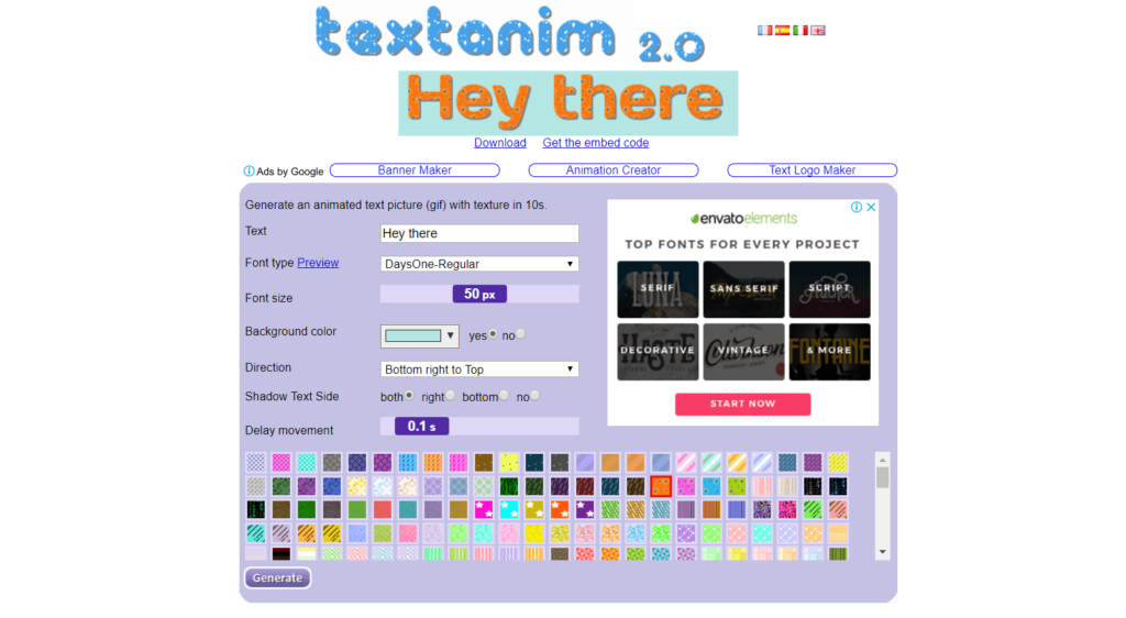 Online Animated Text Maker  Generate Cool Text Animations