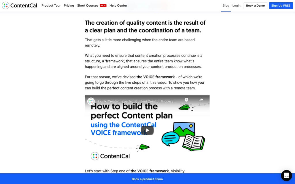 Video-Centric Content Marketing Plan - Blog
