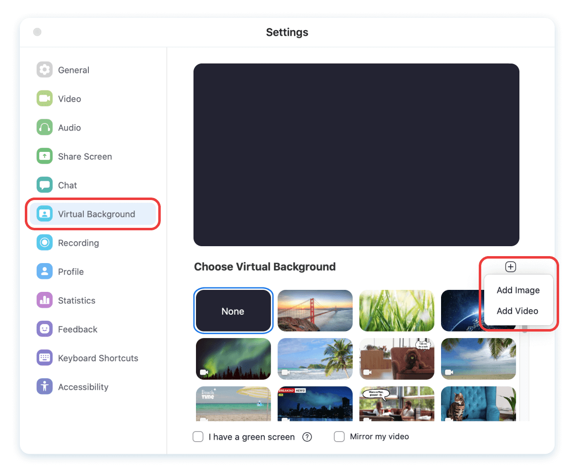 Video backgrounds in Zoom_how to set