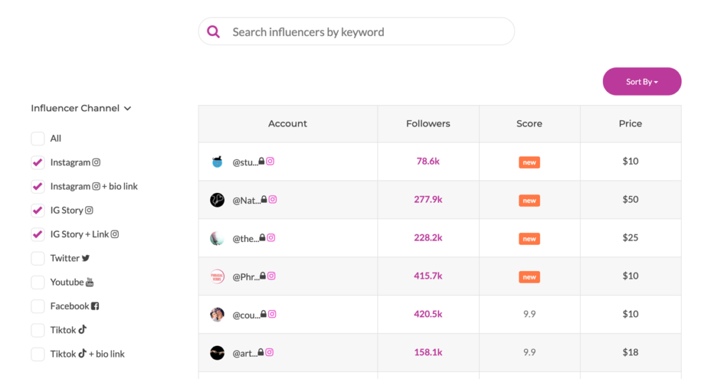 Instagram Marketing Tactics - influencers