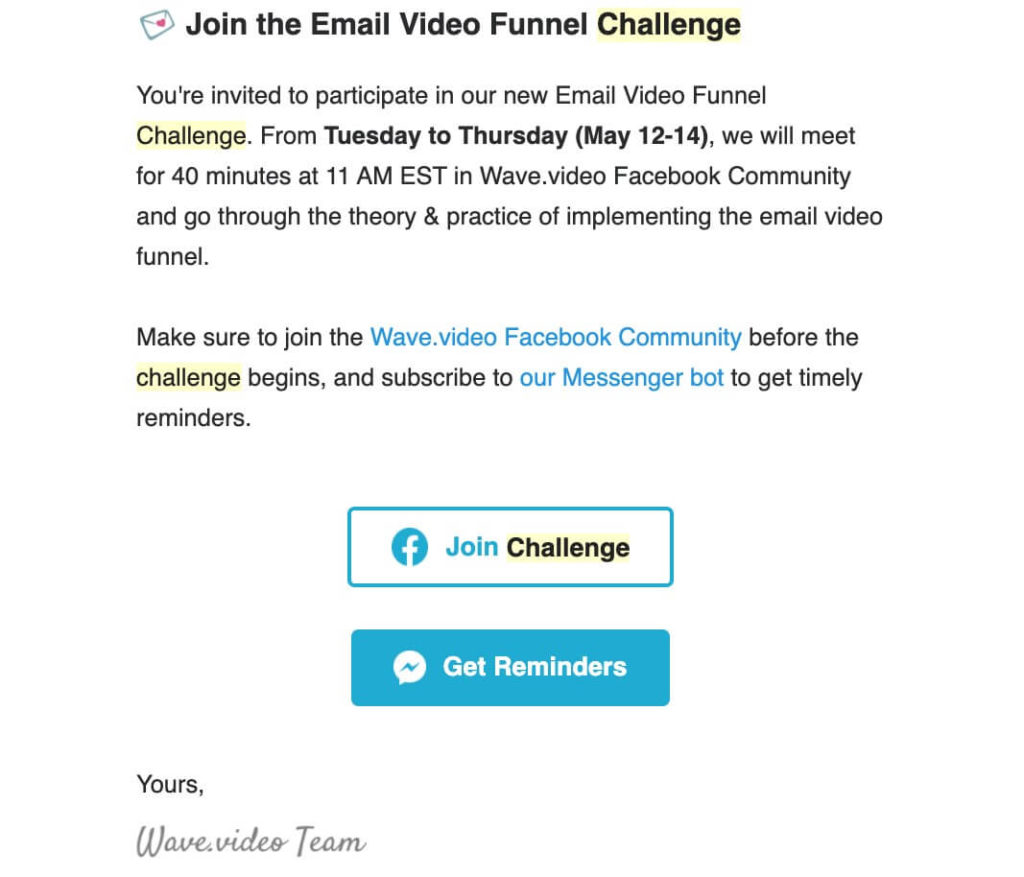 Why and How to Launch a Facebook Challenge Step-by-Step Guide email newsletter