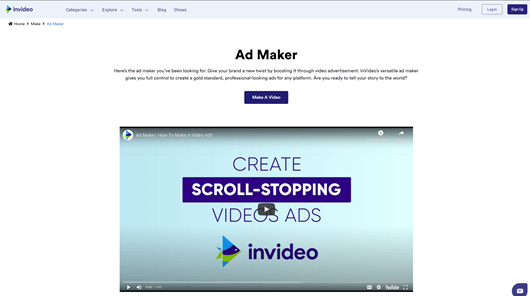 Best Video Ad Makers - InVideo