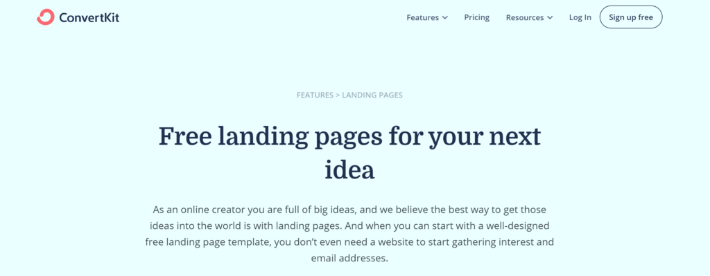 convertkit-video-landing-page-maker