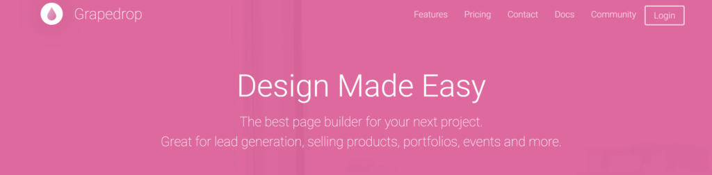 grapedrop-video-landing-page-maker