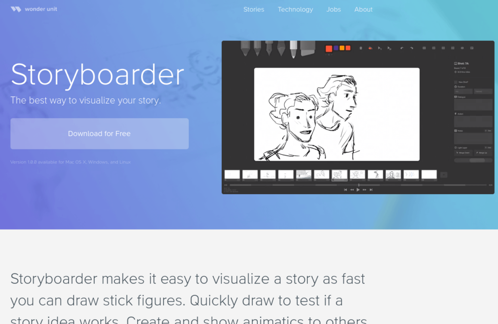 Best Video Marketing Tools - storyboarder