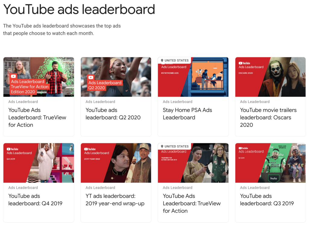 YouTube-Ads-leaderboard