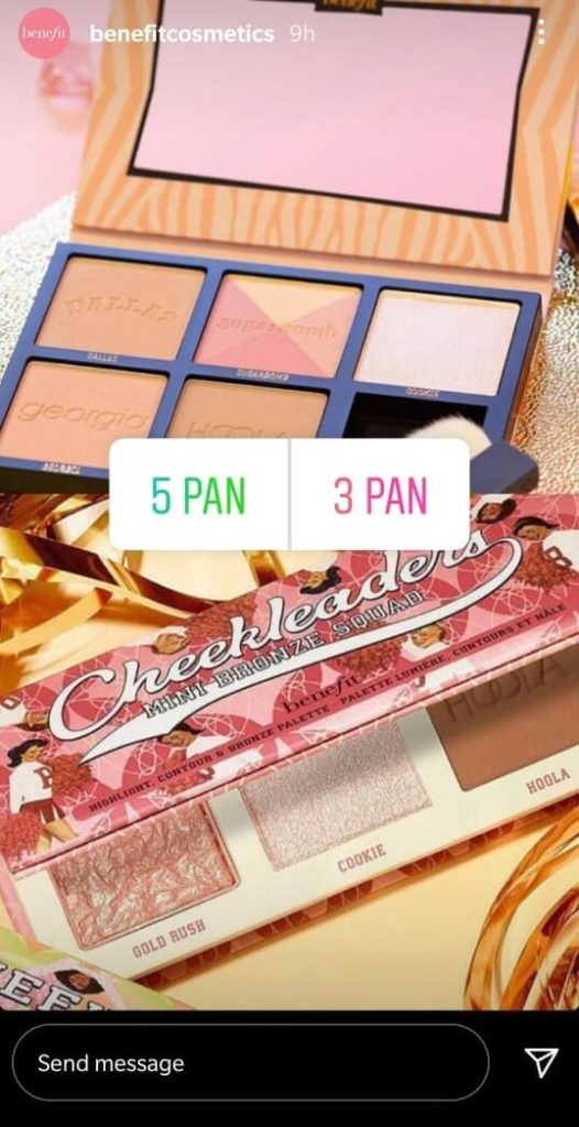 Benefit Cosmetics Instagram Poll Story