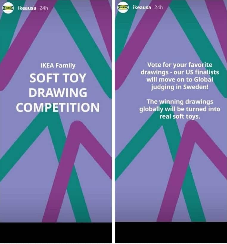 Ikea Instagram Poll Story