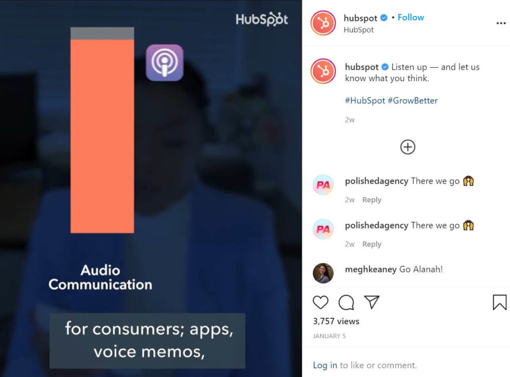 HubSpot using overlays for a video collage