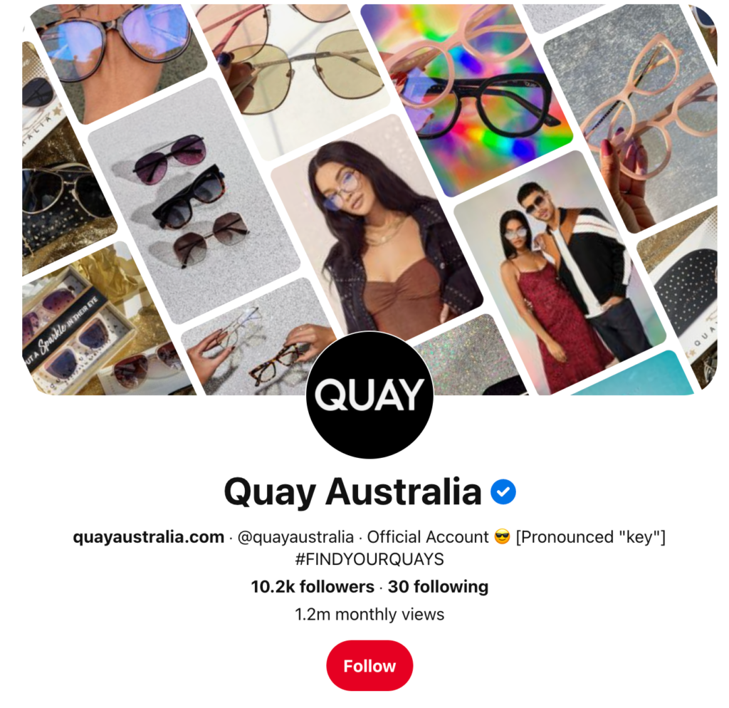 Quay Australia glasses Pinterest