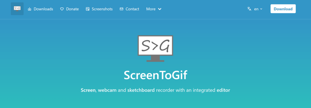 ScreenToGif animated GIF maker