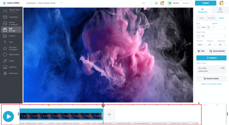 How to make a countdown timer video free templates wave video blog latest video marketing 