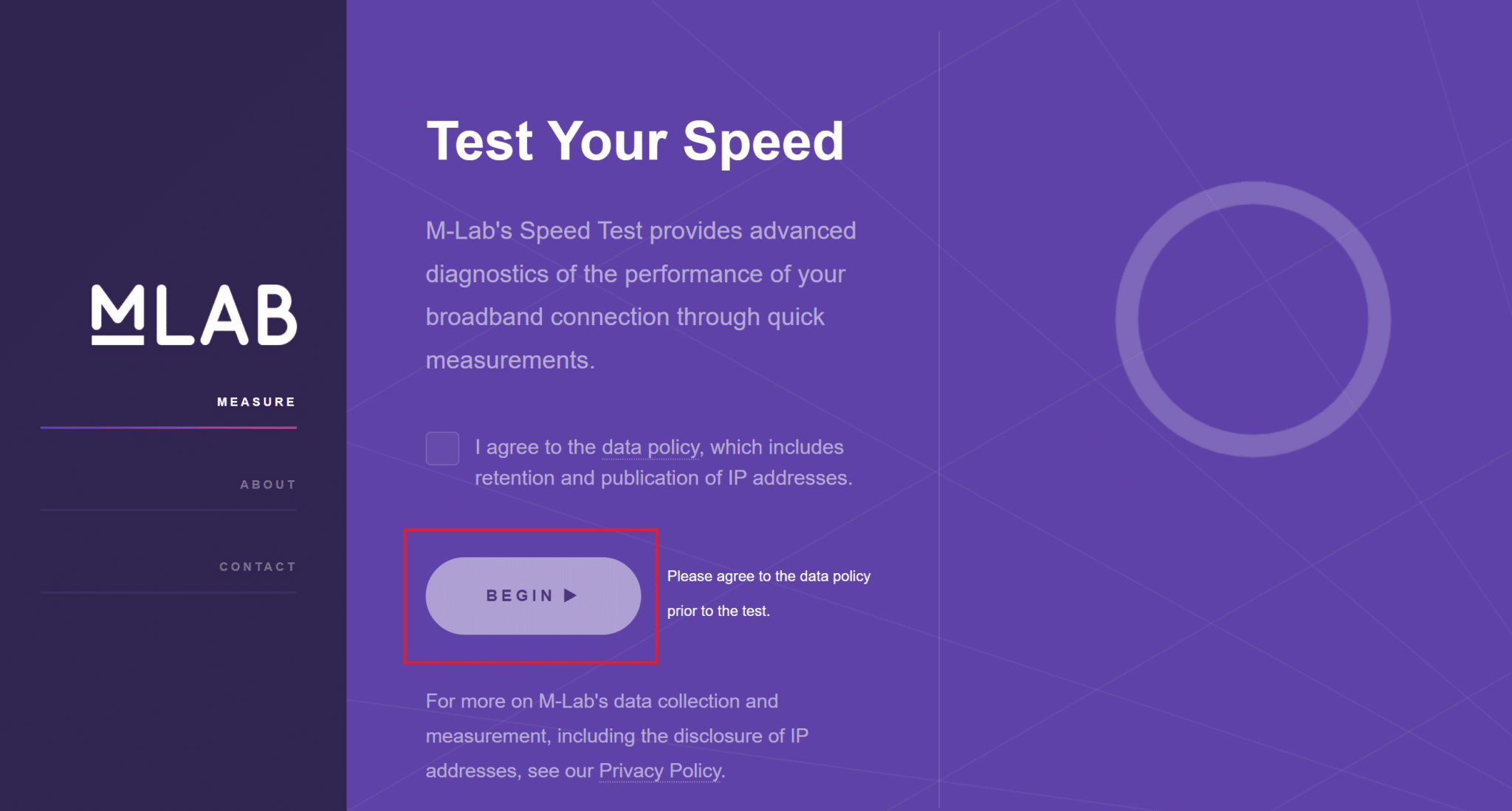 Google Search Speed Test