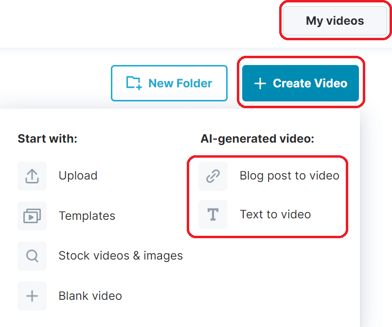 text to video