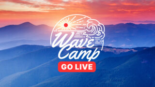 Wave camp overview with a description of each day of the challenge