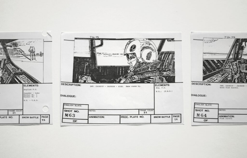 Storyboard is a great tool to structure your ideas
