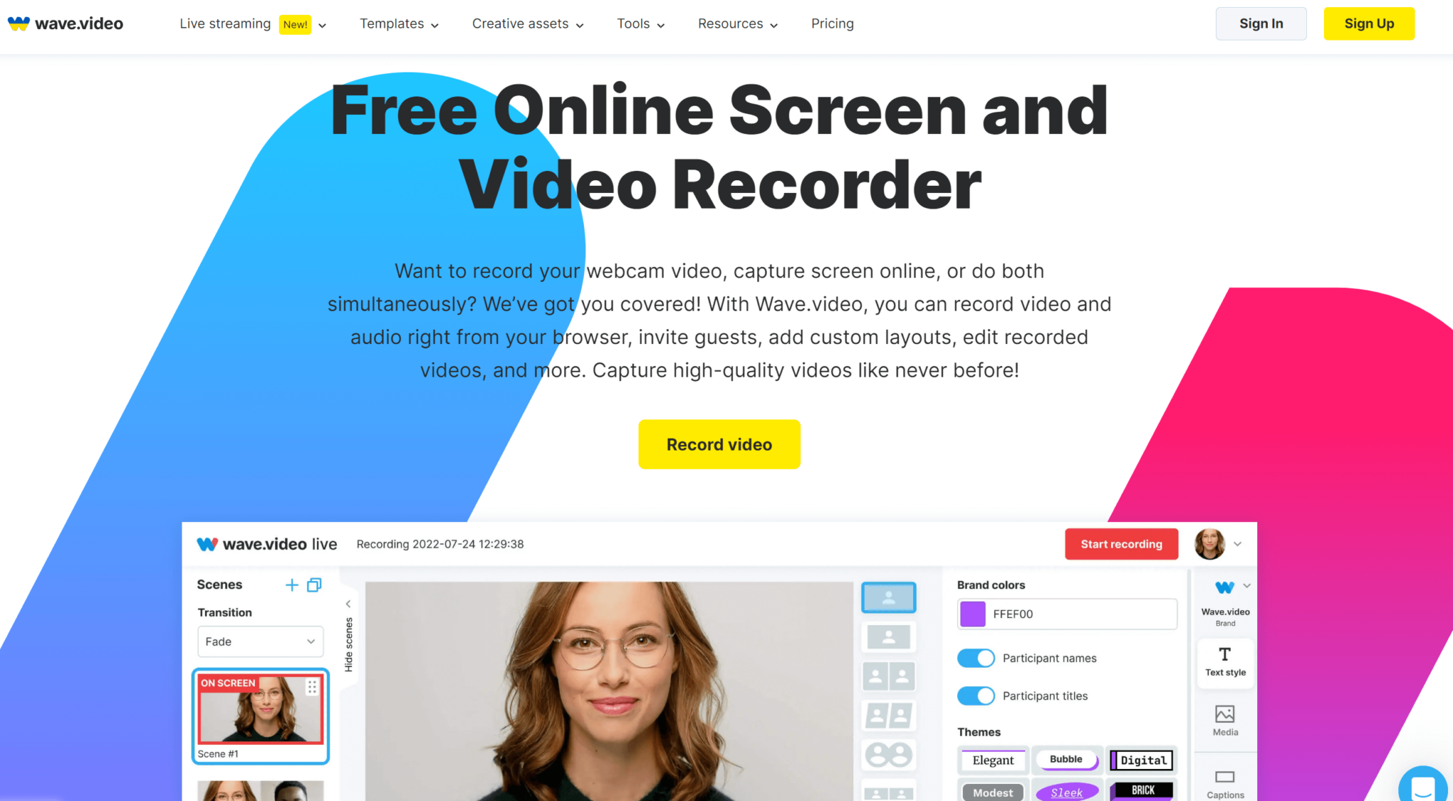 Wave.video - Best Screen Recording Software