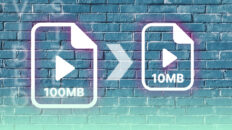 turn 100mb video into 10mb