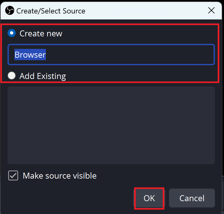 Create Source