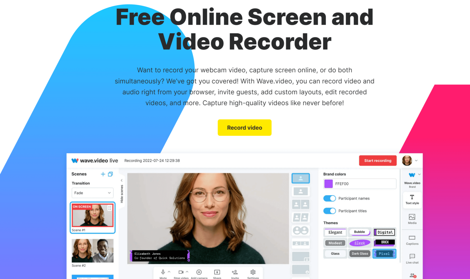 12 Best Free Video Recording Software - Wave.video Blog: Latest Video ...