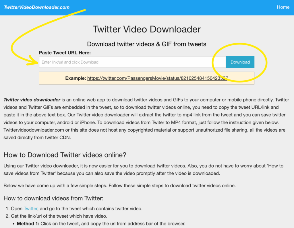 How to Download Twitter Videos and GIFs Android, iPhone & PC