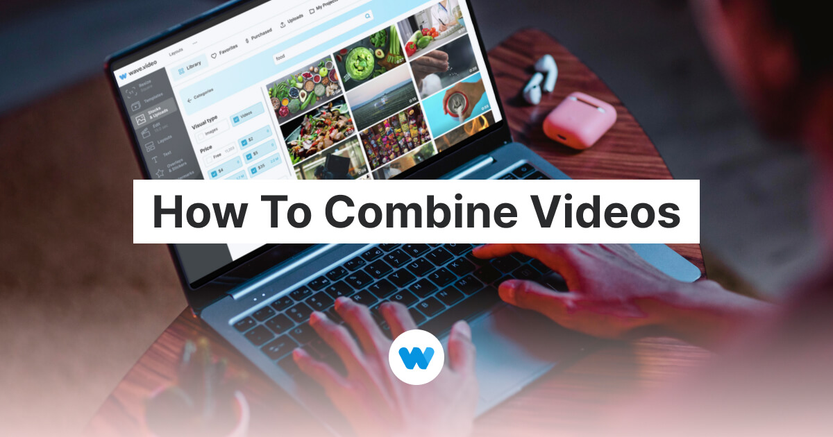 Como combinar vídeos online